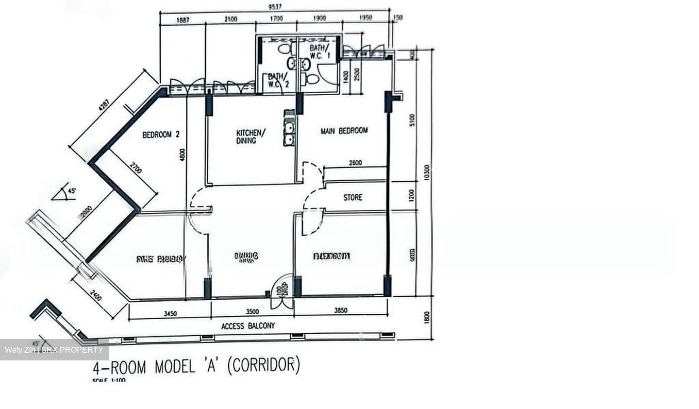 Blk 834 Nanyang Pearl (Jurong West), HDB 4 Rooms #547508131